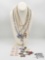 Cross Necklaces, Bead Necklace & Charm Bracelet