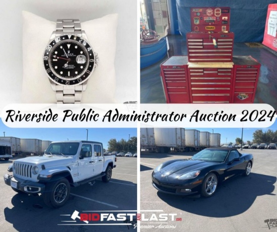 Riverside Public Administrator Auction 2024