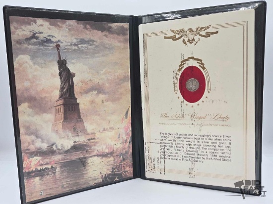 1941 The Silver "Winged" Liberty Coin with Album