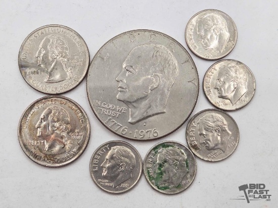 (8) U.S. Coins
