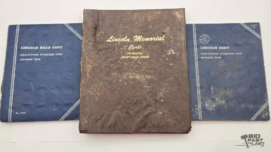(3) Penny Coin Collection Albums