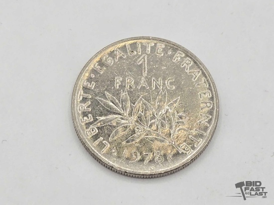 France 1 Francs Coin