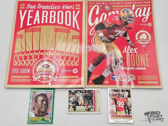 (2) San Francisco 49ers Magazines & Player Cards