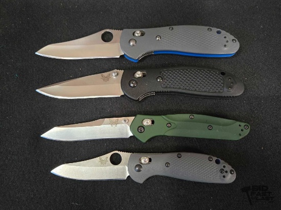 (4) Benchmade Pocket Knives