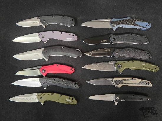 (12) Kershaw Pocket Knives