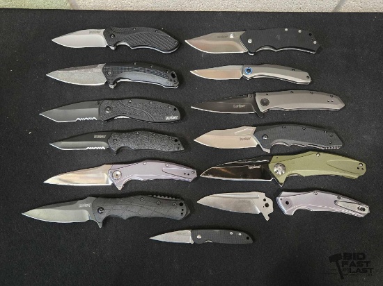 (13) Kershaw Pocket Knives