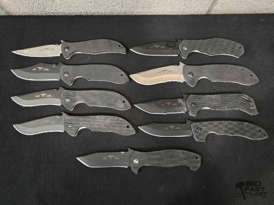 (9) Emerson Pocket Knives