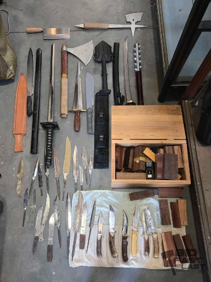 Swords, Knives, Machete, Spiked Mace and More