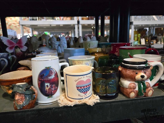 (23) Mugs & Cookie Jar