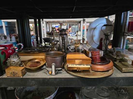 Candle Sticks, Ash Tray & More