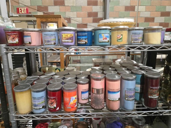 Over (70) Yankee Candles
