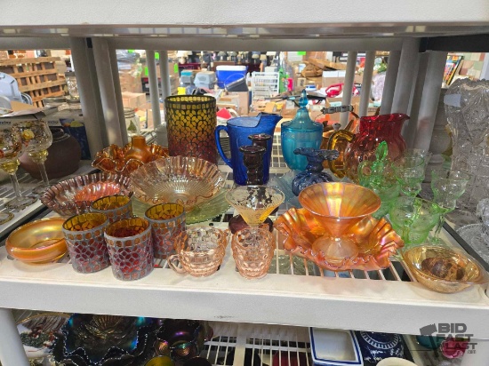 (31) Pieces Of Colored Glass