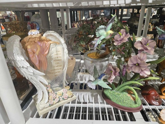 Vases, Angel Statue & More