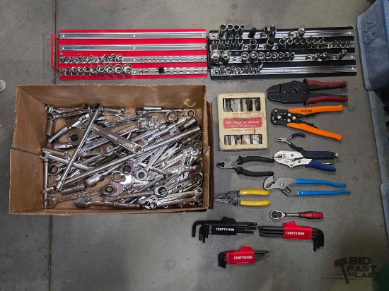 Sockets, Wrenches, Pliers, Wood Bits and Ratchets