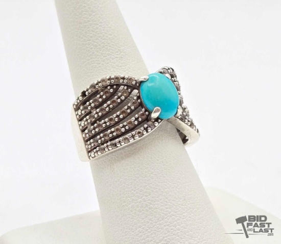 Sterling Silver Statement Ring, 6.42g