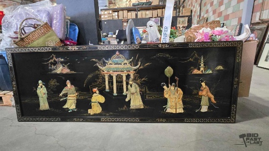Chinese Courtyard Carved Soapstone Wall Art