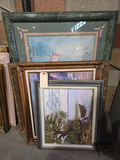 (6) Framed Wall Arts