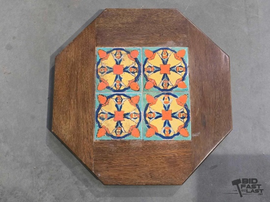 Wood & Tile Tabletop/Wall Art
