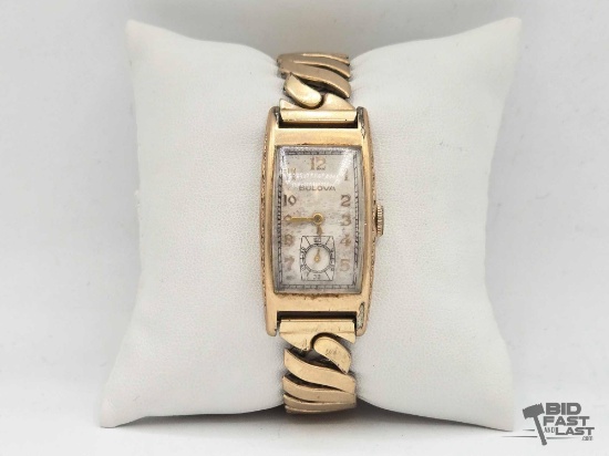 10k Gold Filled Bulova Watch