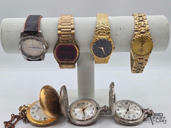(7) Pocket Watches & Wrist Watches