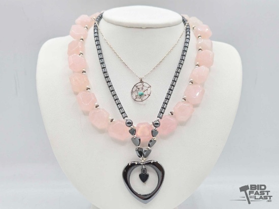 (3) Costume Jewelry Necklaces