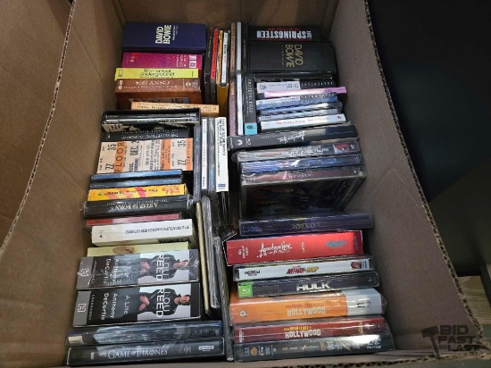 CDs and DVDs