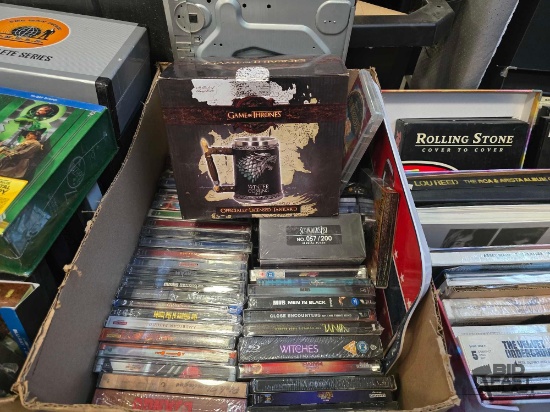 DVDs, Pioneer DVD Player, Game of Thrones Tankard