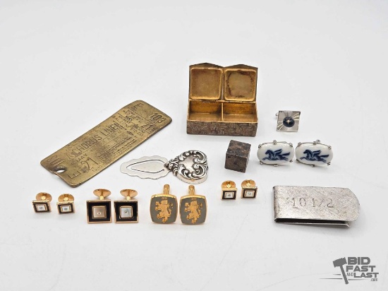 Cufflinks, Money Clip, Trinket Box and More