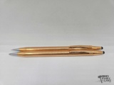 14K Gold Filled Cross Pen & Lead Pencil