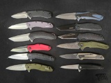 (12) Kershaw Pocket Knives