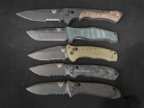 (5) Benchmade Pocket Knives