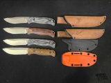 (4) Benchmade Knives with Sheaths