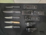 (5) Benchmade Knives with Sheaths