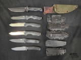(6) Benchmade Knives with Sheaths