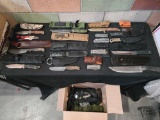 Over 20 Knives and Multi-tools with Sheaths