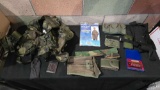Tactical Load Bearing Vest, Rain Pancho, Magazine Holsters