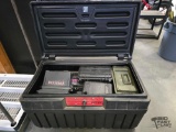 Tuff-Bin Tote with Ammo Boxes and Gun Cases