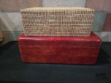 (2) Trinket Storage Boxes