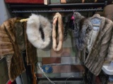 (2) Fur Shawls (2) Fur Stoles, and Fur Suspenders