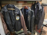 (3) Leather Jackets