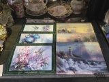 (8) Ceramic Hanging Art Plaques
