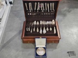 Nakens Silveware Cabinet & Silver Trinket Dish