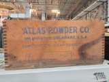 Wooden Atlas Powder Co. Crate