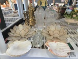 Candle Holders & Seashells
