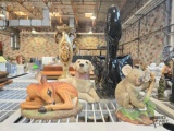 Animal Figures & Vase