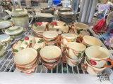 Francisan Ceramic Apple Dish Set