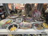 (15) Porcelain Plates, Holders & More