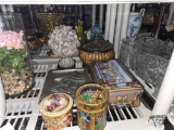 Tin Boxes, Carved Photo & More