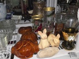Glassware, Ceramic Wall Hangers & More