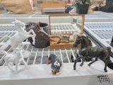 Minerals, Figures & Horse Pencil Holder